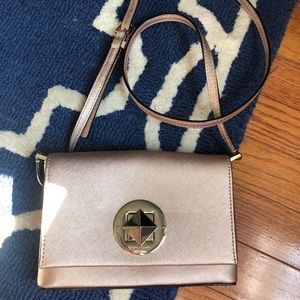 Kate Spade Rose gold crossbody bag